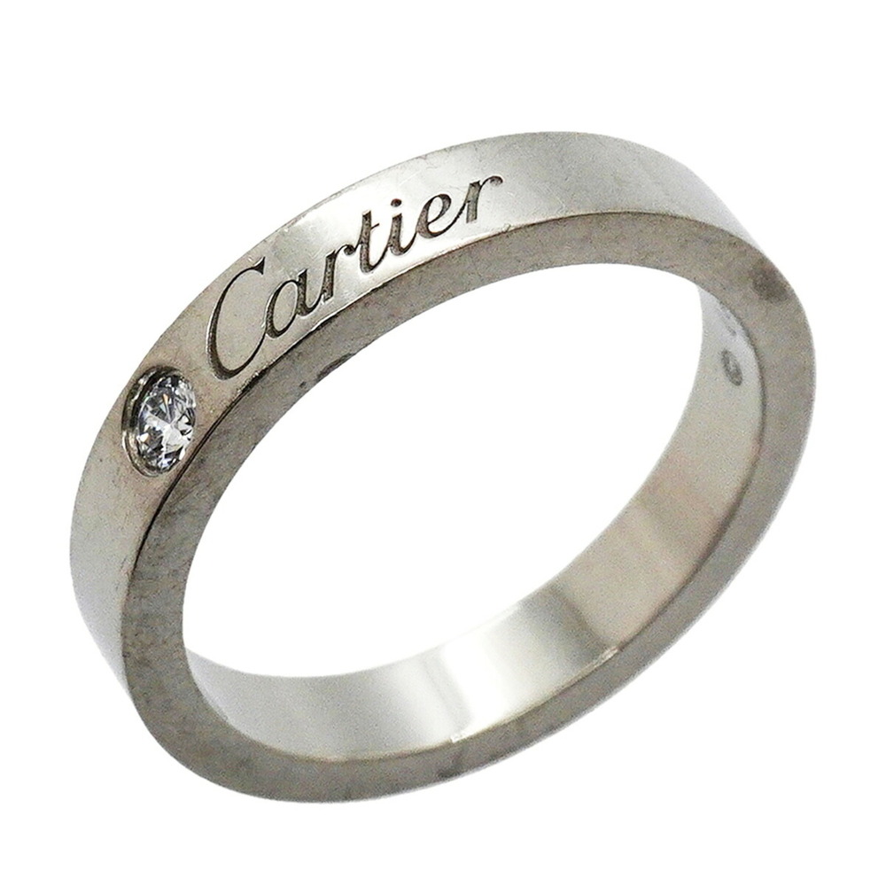 CARTIER Silver Diamond Ring